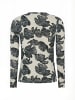 Soft Rebels T-Shirt SRRoman in 374 Flower Frill Arctic Wolf