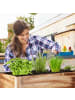 relaxdays Hochbeet in Holzfarben - (B)88 x (H)80 x (T)43,5 cm