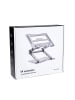 Wozinsky Laptop Tablet Ständer Aluminium Silber + Handyhalter