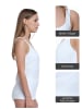 Yenita® Seamless Unterhemd - Top 4er Set Tank Top in Mix (2xschwarz/weiss/haut)