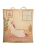 Mr. & Mrs. Panda Tote Bag Einhorn Yoga Design ohne Spruch in Weiß