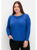 sheego Pullover in royalblau