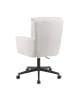 DUBI Möbel 2er-Set: Bürostuhl Mika-Riko in Creme - (B)60 x (H)92 x  (T)66 cm