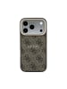 Guess Guess Embossed 4G Classic kompatibel mit iPhone 17 Pro und 18 in Braun