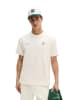 Marc O'Polo MOP Club '67  Football T-Shirt, Heavy Jersey, Oversize in White Cotton