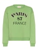 Cream Sweatshirt CRBisa Loose fit in Jade Green