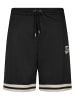 FUBU FUBU Herren FM241-014-2 Fubu Varsity Mesh Shorts in black/creme