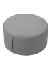 relaxdays Meditationskissen  in Grau - (H)13 x Ø 33 cm
