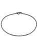 True Rebels Armband aus Edelstahl in gunmetal