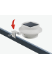 EASYmaxx Solar-Leuchte Dachrinne rund 3er-Set 1,2V weiß  Weiß