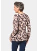GOLDNER Attraktives Druckshirt in einzigartigem Look in sand / gemustert