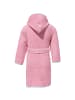 Erwin Müller Frottier Kinder-Bademantel mit Kapuze in rosa