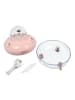 COFI 1453 Aromatherapie-Luftbefeuchter/Diffusor UFO in rosa 400ml in Schwarz