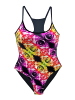 BECO the world of aquasports Badeanzug Maxmove Swimsuit in schwarz-bunt