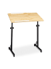 relaxdays Laptoptisch in Natur - (B)80 x (H)110 x (T)50 cm