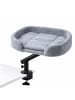 relaxdays Katzenbett "Schreibtisch" in Grau/ Schwarz - (B)44 x (H)39 x (T)33 cm