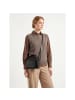 Armani Exchange Keira Schultertasche Leder 18 cm in black