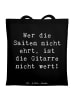 Mr. & Mrs. Panda dokumententasche Spruch Gitarre Wert mit Spruch in Schwarz
