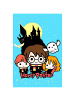 Harry Potter Fleecedecke Harry Potter - (L) 150 cm x (B) 100 cm in Bunt