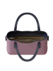 Kmisso Henkeltasche in Lilla/nero