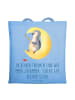 Mr. & Mrs. Panda Schultertasche Alleine schlafen lernen mit Spruch in Sky Blue