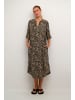 Kaffe Kleid KAmilia Relaxed fit in Chinchilla/Black Animal Print