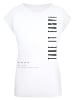 F4NT4STIC Extended Shoulder T-Shirt PLUS SIZE  Take It Easy in weiß