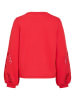 Vila Langärmeliges Sweatshirt in Mars Red1