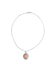 Xen Anhänger mit Kette "Peach Mondstein Cabochon" in Orange