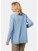 GOLDNER Langarm Cardigan aus Merino in hellblau / melange