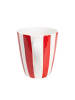 Blond Amsterdam Becher Roter Streifen in Rot - 350 ml