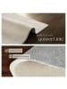 tectake Kurzflorteppich Soft Zone, rutschfeste Unterseite, beige