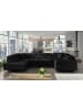 MF Design Lavin Recamiere Links in Schwarz -  (L) 340 x (B) 340 x (H) 90 cm