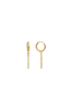 Luxenter Ohrringe Remin mit 18 Karat Gold-Finish – REMIN