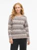 Vila Strickpullover in Natural Melange