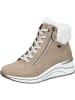 remonte Freizeit Stiefeletten in camel/cotton/camel