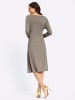 WITT WEIDEN Jersey-Kleid in taupe-meliert