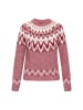DreiMaster Women Sweater in burgundy multicolor