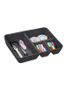 relaxdays Schubladen Organizer in Dunkelgrau - (B)32 x (H)6,5 x (T)25 cm