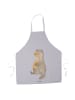 Mr. & Mrs. Panda Kellnerschürze Otter Bauch ohne Spruch in Grau Pastell