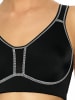 Viania 2er Pack Sport BH Performance in schwarz schwarz