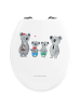 Mr. & Mrs. Panda Toilettendeckel Koala Familie zwei ohne Spruch in Weiß