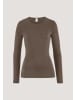 Hessnatur Longsleeve in mocca