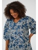KAFFE curve Kleid KCmahlia A-shape in Bering Sea/White Paisley