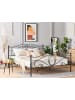 Beliani Doppelbett LYRA in Schwarz - (W) 182 x (H) 107 x (L) 209 cm