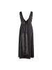 Lardini Schwarz Polyester Cocktail Kleid
