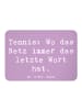 Mr. & Mrs. Panda magnet Spruch Tennis Netz mit Spruch in Lavendeltraum