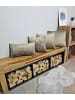 JACK 2er Set Teddy Flausch Kissen 45x45cm in Taupe