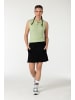 super.natural Merino Polo W SLEEVELESS POLO in hellgrün