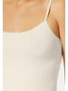 UNCOVER BY SCHIESSER Spaghetti Top Bamboo Cotton in Off-White